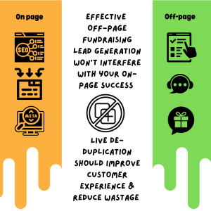 Off-page fundraising lead generation benefits